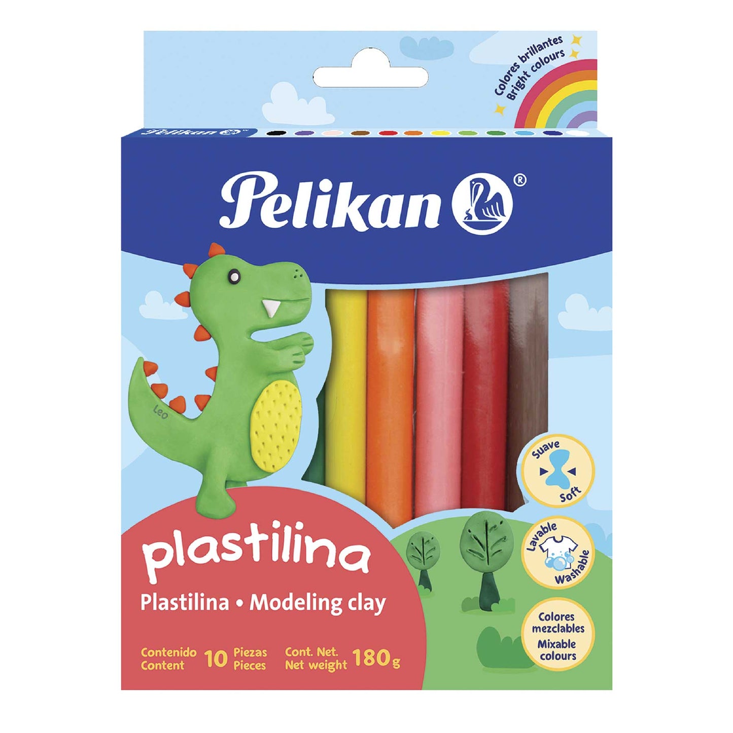 Plastilina en Barras C/10 | Pelikan 06700000