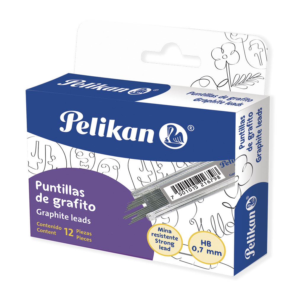 Puntilla de Grafito 0.7 mm C/12 | Pelikan 03032000