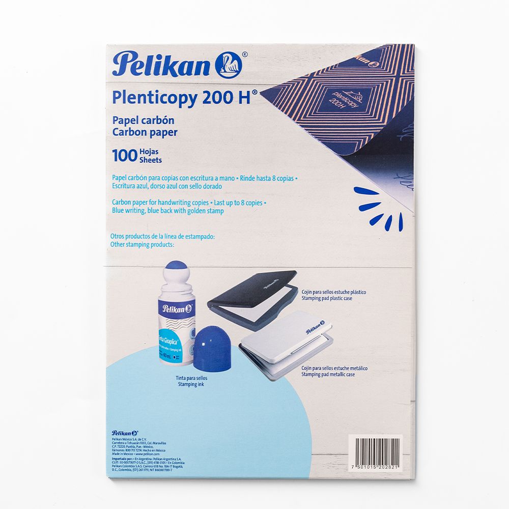 Papel Carbón 200H PlentiCopy Carta C/100 | Pelikan 12000209