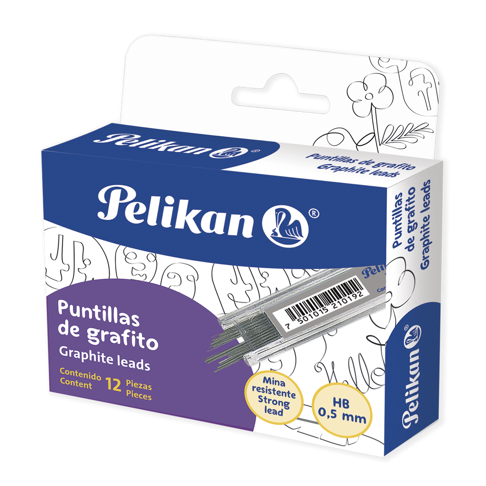 Puntilla de Grafito 0.5 mm C/12 | Pelikan 03032000