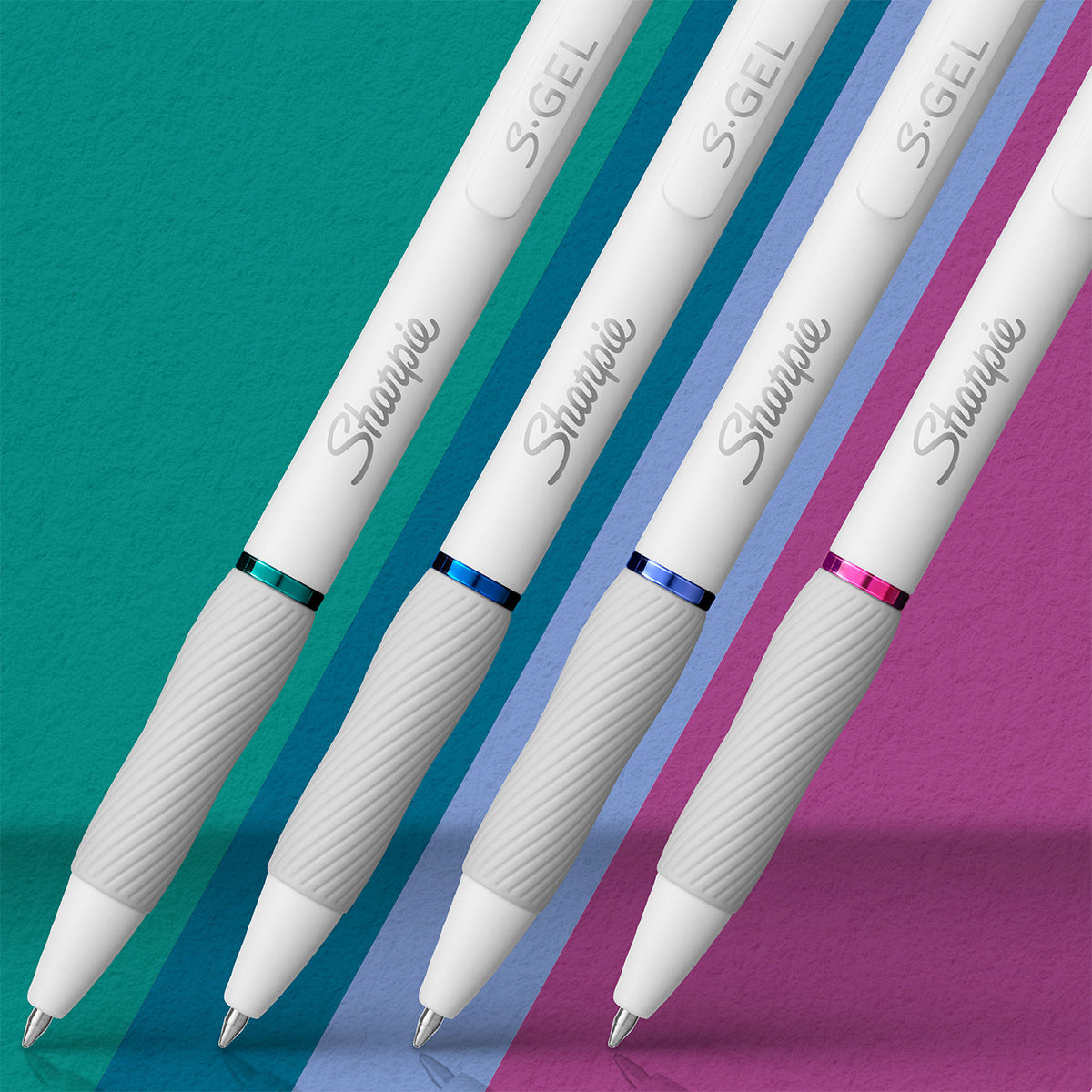Boligrafo S-Gel 0.7 Mm Blanco Surtido I Con 4 - Sharpie 2206098