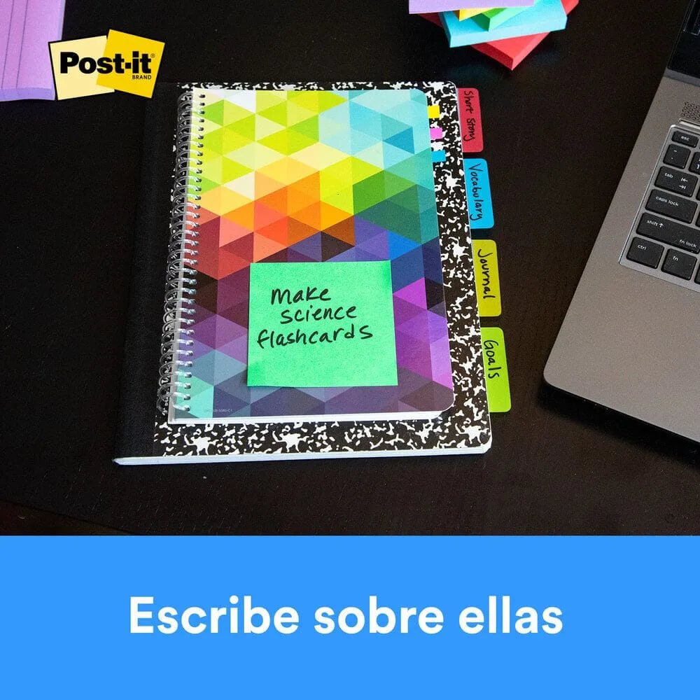 Banderitas Rígidas 1" C/66 piezas Colores Primarios | Post-it 70071493343