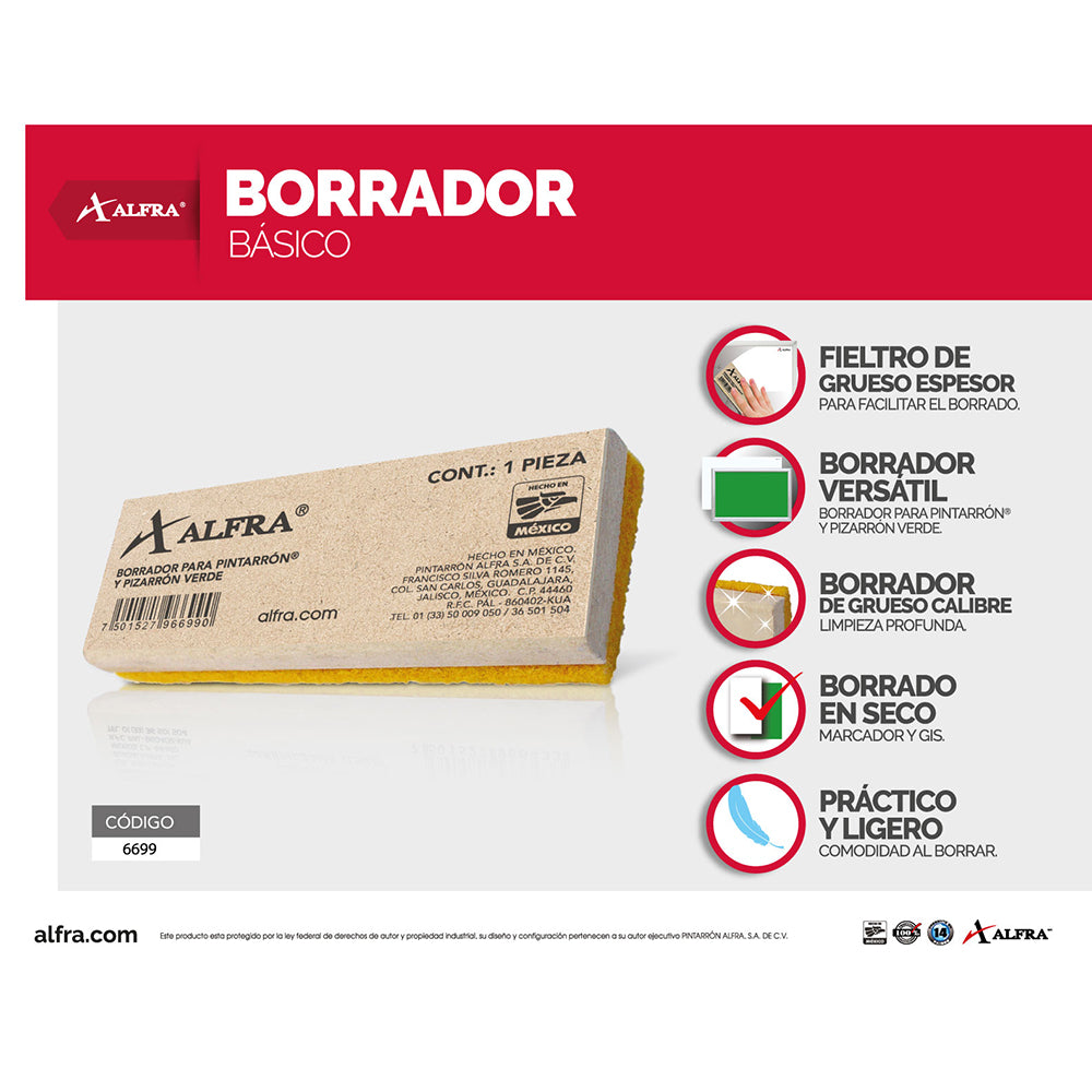 Borrador Economico Para Pizarron | | Alfra 6699