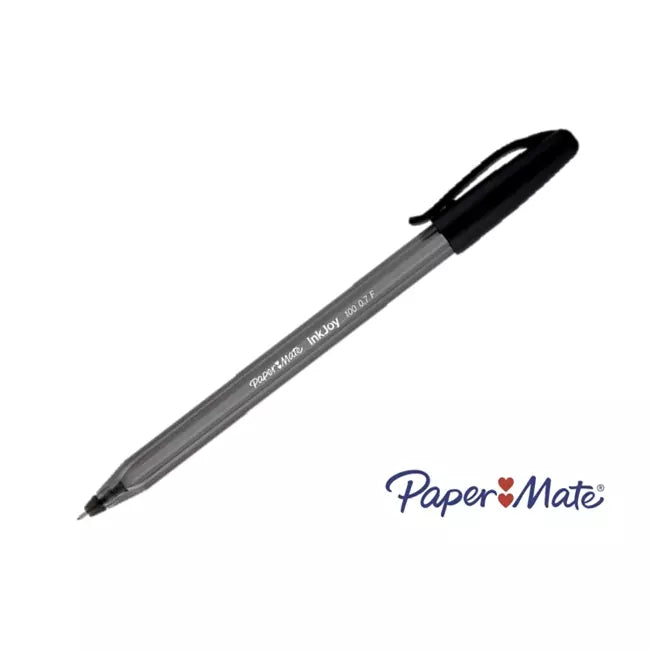 BOLIGRAFO KILOMETRICO INKJOY 100 FINO NEGRO - PAPER MATE 1903810