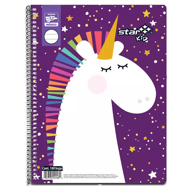 Cuaderno Profesional Starkid 100 Hojas Raya |Estrella 458