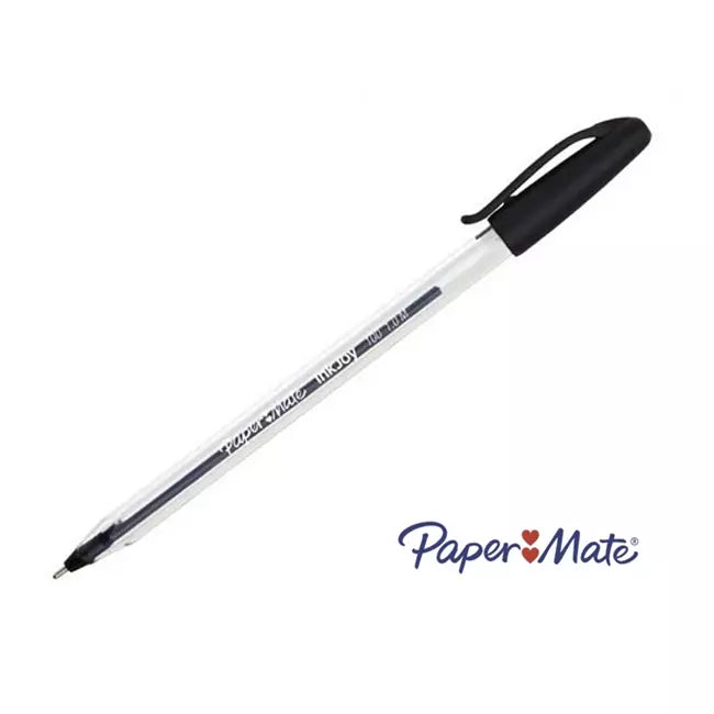 BOLIGRAFO KILOMETRICO INKJOY 100 MEDIANO NEGRO - PAPER MATE LA3533