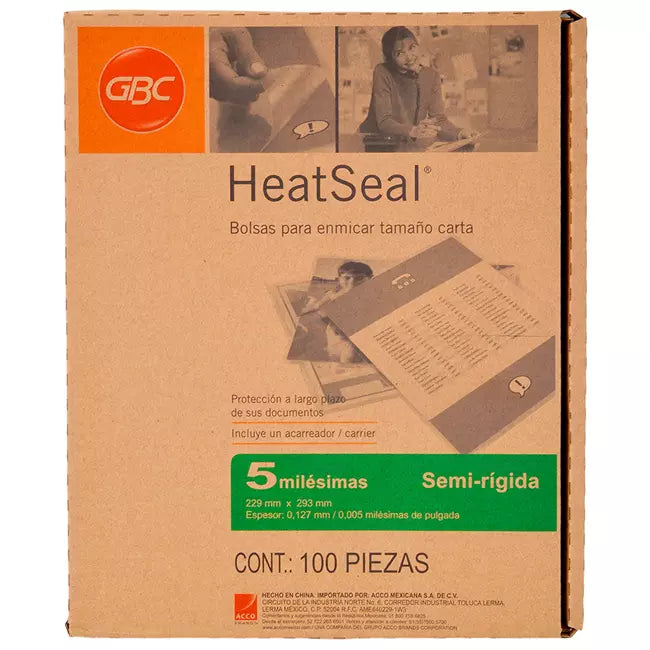 Mica Termica 5 Mil Carta Caja Con 100 Gbc M130250