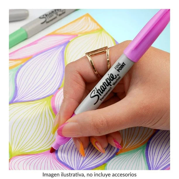 Marcador Fine Point Glam Pop con 5 | Sharpie 2185230