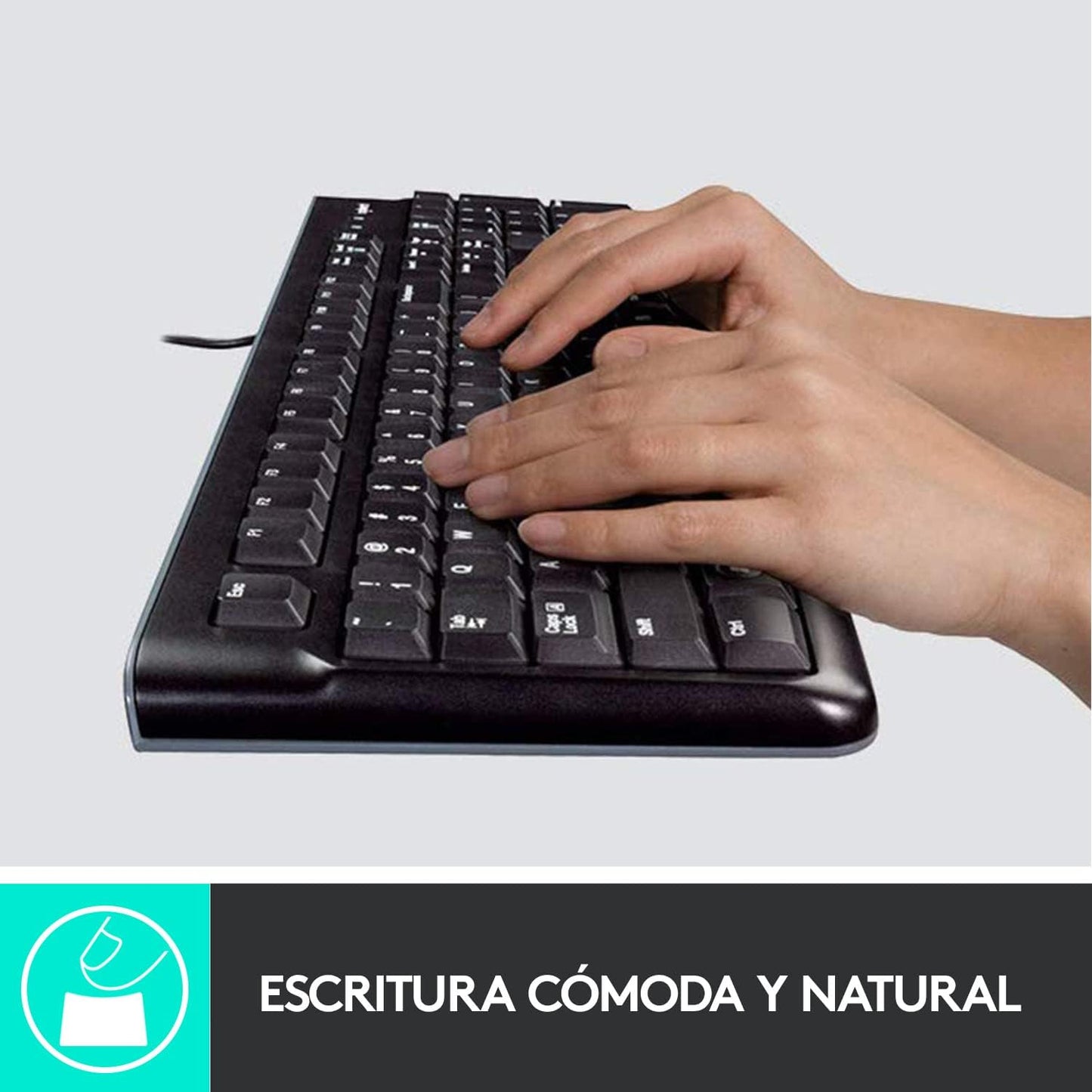Combo Mouse y Teclado Alámbricos MK120 | Logitech 920-004428