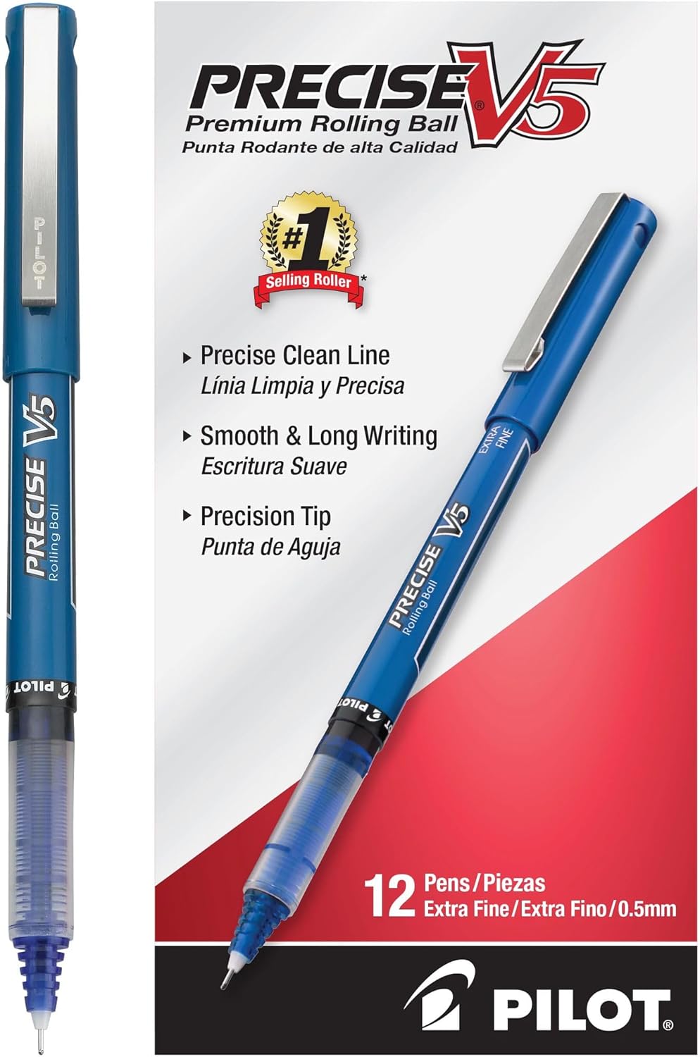 Boligrafo Precise V5 Extra Fino Azul - PILOTPEN 35335