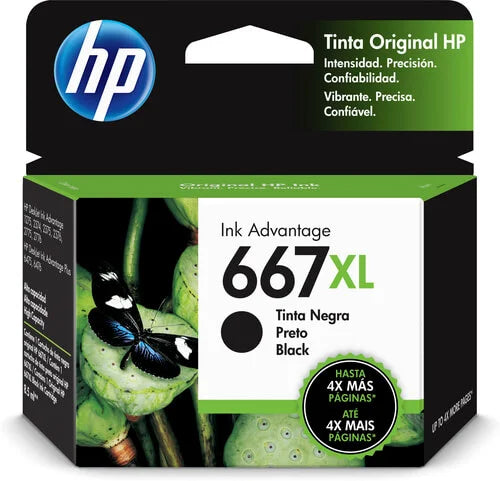 CARTUCHO 667XL NEGRO - HP 3YM81AL