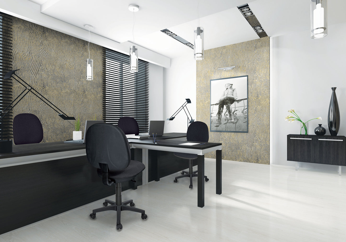 Silla Secretarial Contempo | Econosillas OHS-010