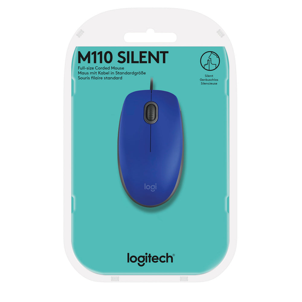 Mouse M110 Silent Azul | Logitech 910-005491