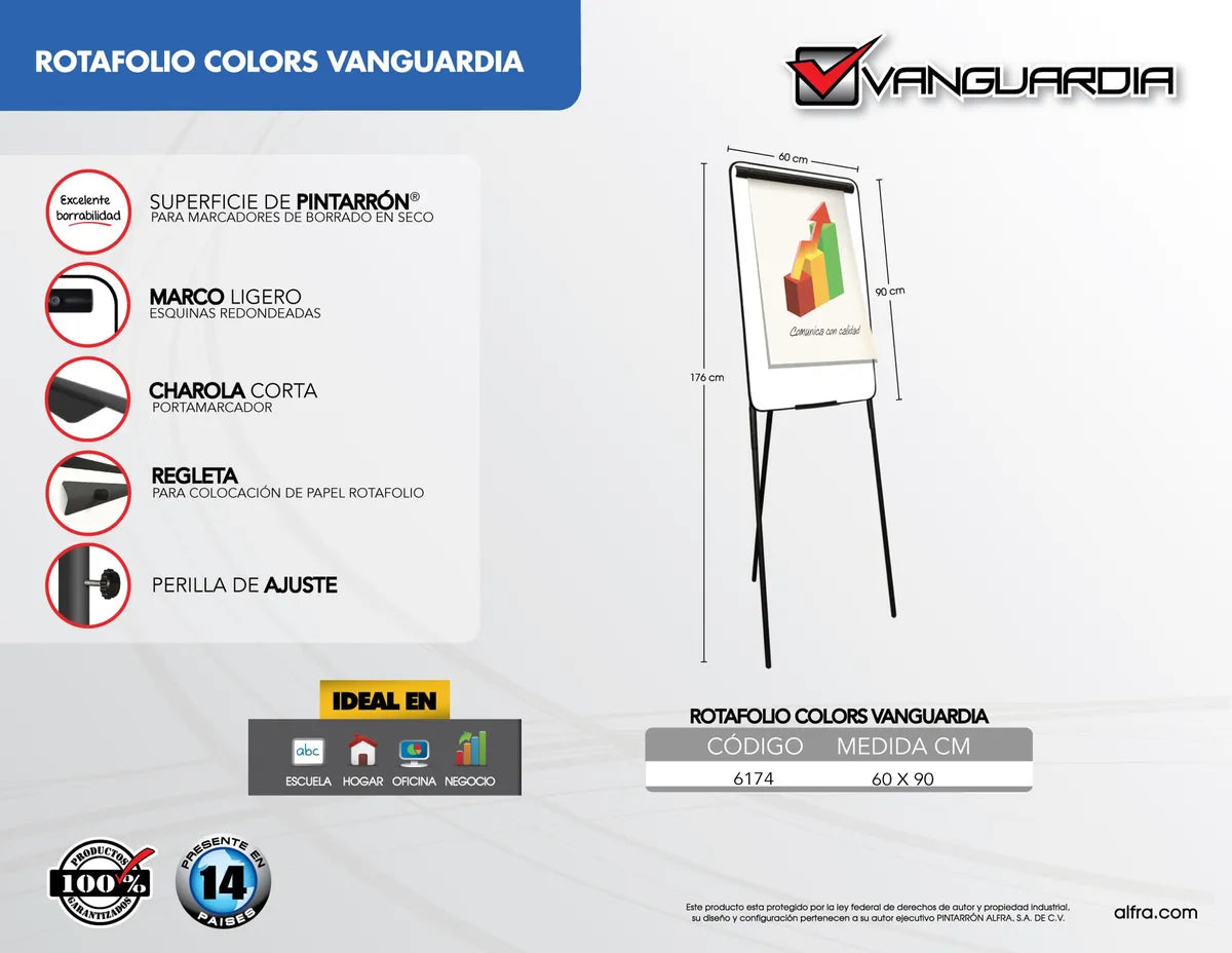Rotafolio Colors 90 x 60 cm | Vanguardia 6174