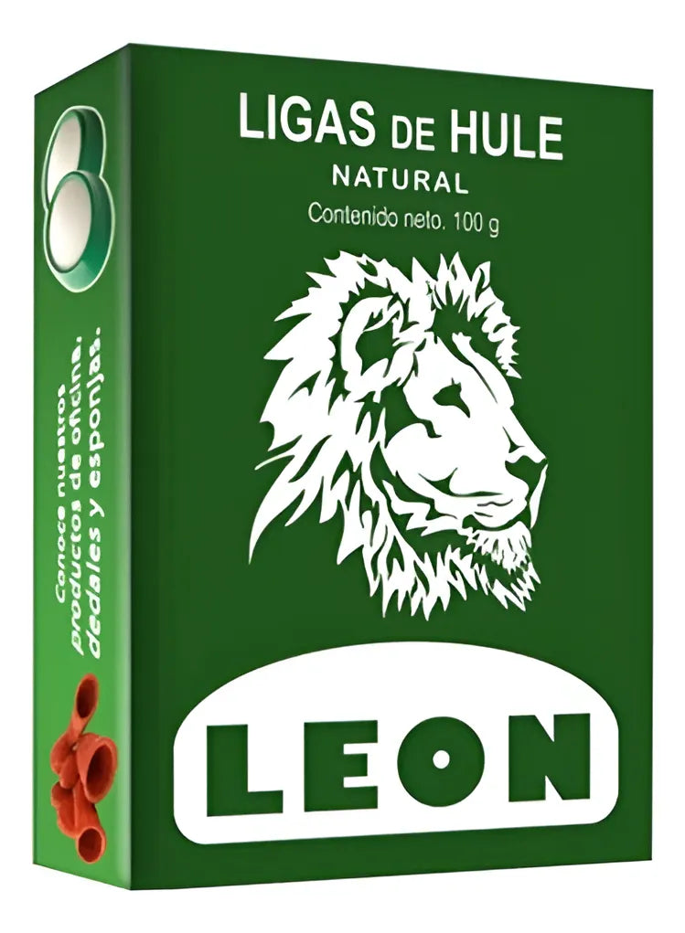 Liga de Hule Natural #33 100 g | Leon LNC33