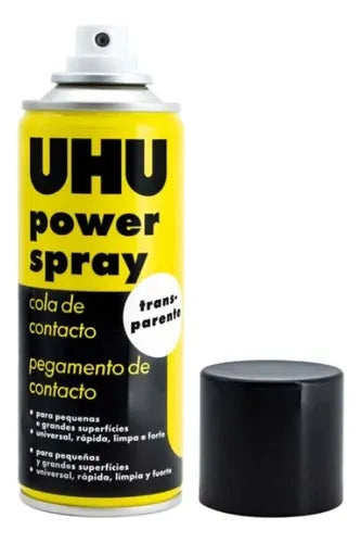 Pegamento de Contacto Power Spray 200 ml | UHU 9U-43195