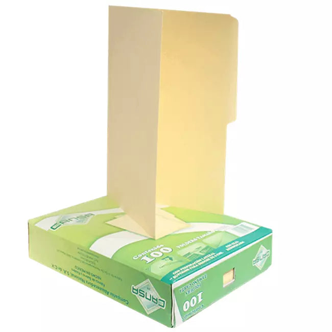 FOLDER CREMA OFICIO - FOLDERS 11221
