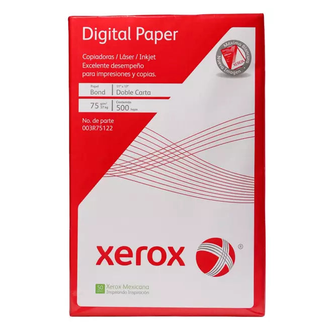 Papel Bond Digital Doble Carta C 500H Xerox 003R75122
