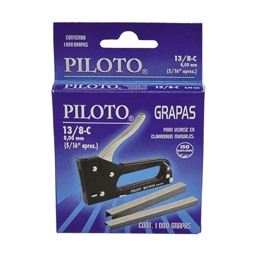 Grapa para Clavadora 13/10-C 10 mm con 1000 | Piloto 0783