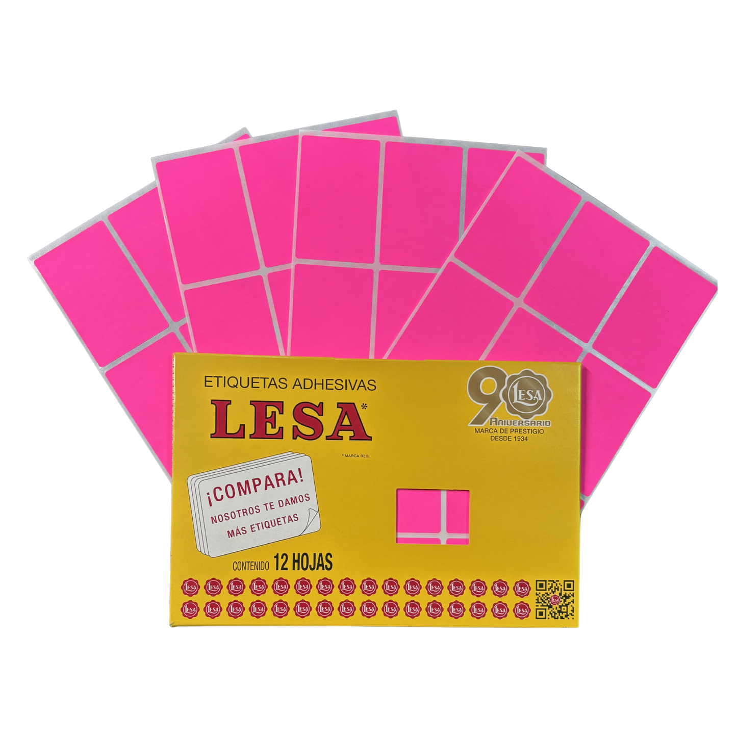 Etiqueta Adhesiva #13 (69 x 44 mm) 12 Hojas con 9 (108) | Lesa 2-513