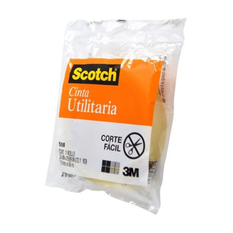 Cinta Utilitaria Scotch 508 (12 mm x 66 m) | Scotch MC500000799