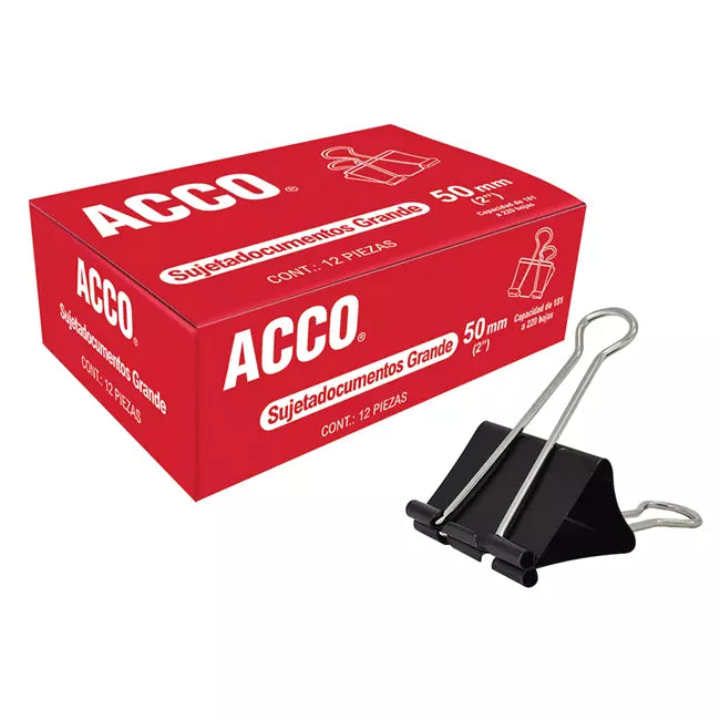 Sujetadocumentos Grande 50 mm con 12 | Acco P2464