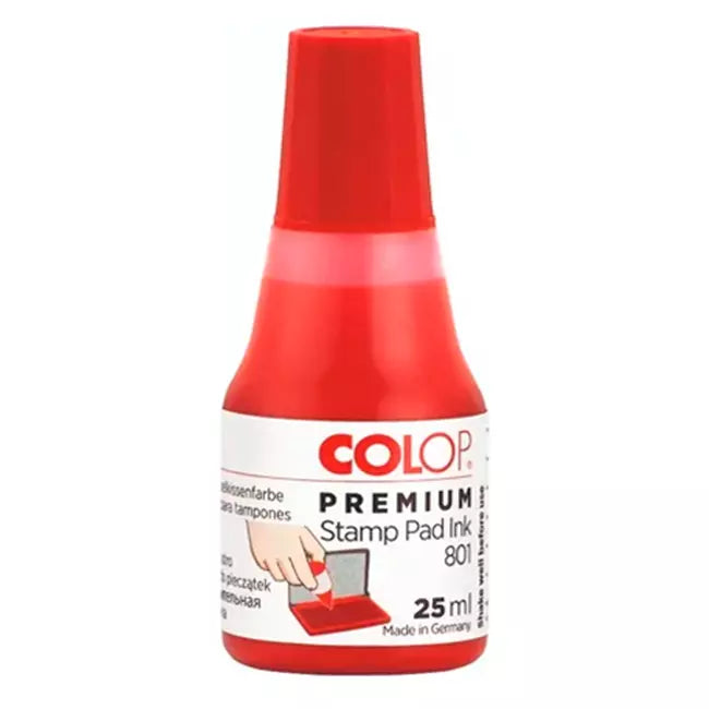 Tinta 801 25 Ml Rojo - Colop 801R