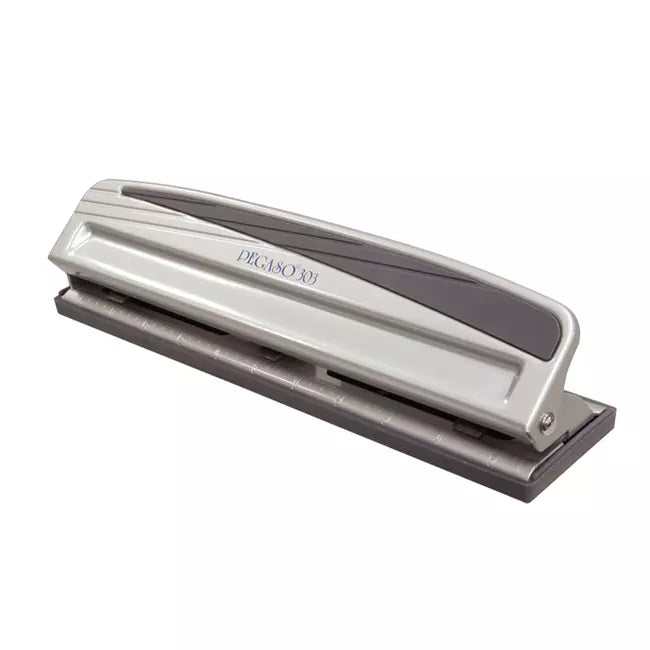 PERFORADORA TRIPLE (LAMINA DE ACERO) AJUSTABLE HASTA 10 HOJAS - PEGASO 303