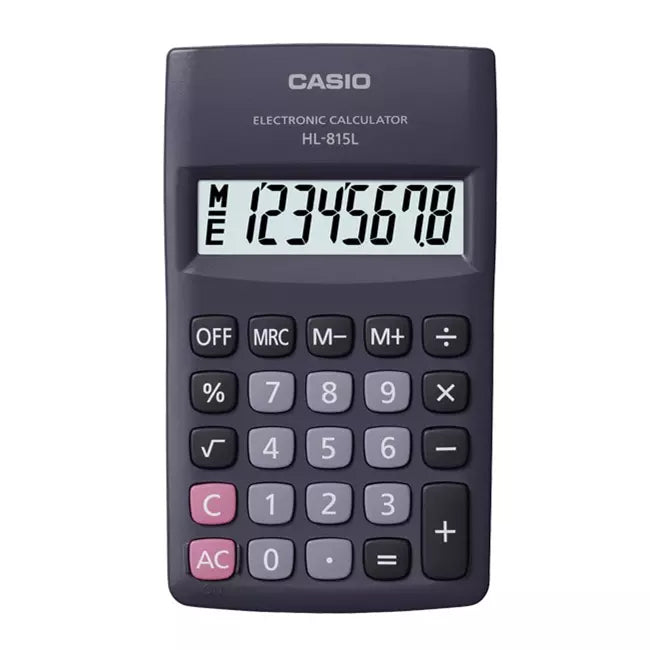 Calculadora Portatil 8 D. Negra - Casio Hl-815L