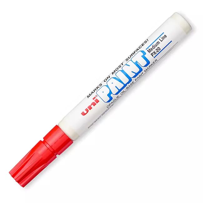 MARCADOR PAINT MARKER MEDIANO ROJO - UNI PX20RO