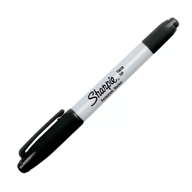 MARCADOR TWIN-TIP NEGRO - SHARPIE 32001B