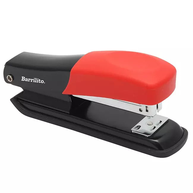 Engrapadora Estándar Media Tira Cuerpo Metalico Bicolor | Barrilito 858 G