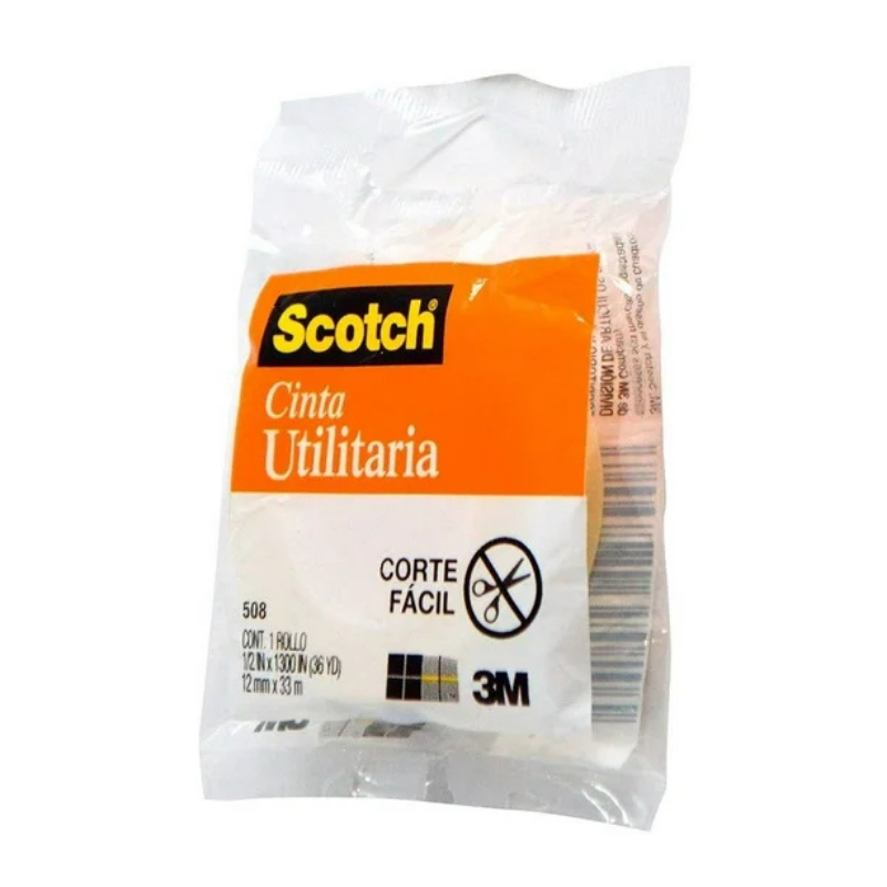 Cinta Utilitaria Scotch 508 (12 mm x 33 m) | Scotch MC500000773