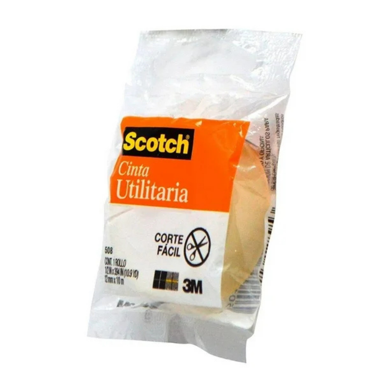 Cinta Utilitaria Scotch 508 (12mm x 10m) | Scotch MC500000823