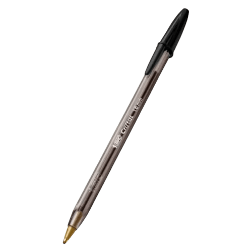 Boligrafo Bic Cristal Intenso Extra Grueso 1.6 Mm Negro