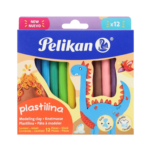 Plastilina Pelikan Barras Con 12