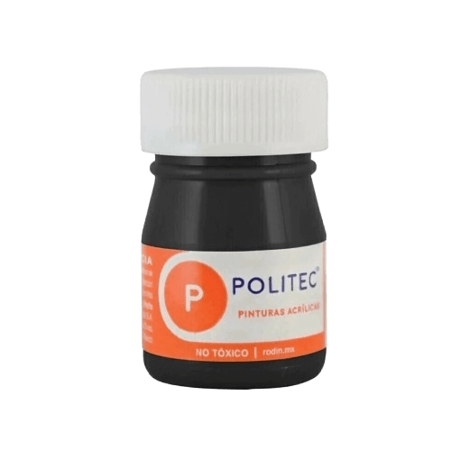 Pintura Politec Acrilica 20 Ml Negro Intenso 302