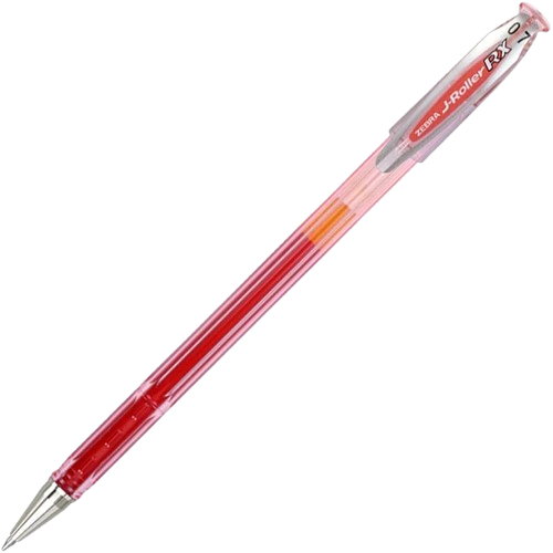 Boligrafo Zebra J-roller Rx Fino 0.5 Mm Rojo