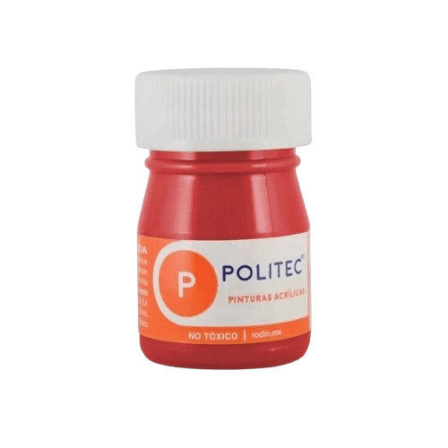 Pintura Politec Acrilica 20 Ml Rojo 314
