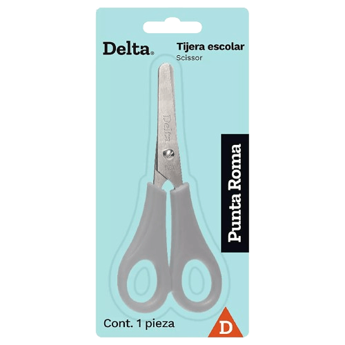 Tijera Delta Escolar Punta Roma 12.7 Cm