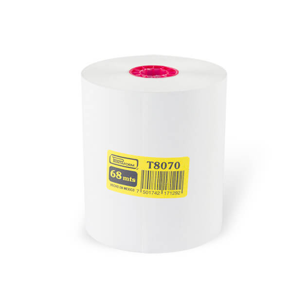 Rollo de Papel Térmico 80mm X 70M | Printaform T8070