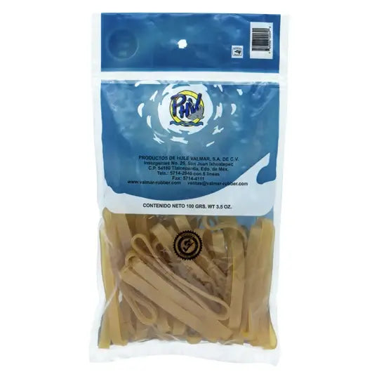 Ligas de Hule Natural del 64 Caja con 100 | Valmar 20064