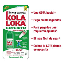 Pegamento Instantaneo Kola Loka Goterito 3.5 G - Kola Loka KLG MC