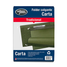 Folder Colgante Carta Verde Caja con 25 | Wilson Jones P3636