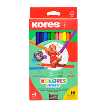 Lápices Triangulares Kolores Jumbo (5mm) con 12 | Kores 93512