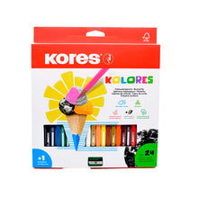 Lápices Kolores Triangulares Largos con 24 | Kores 93324