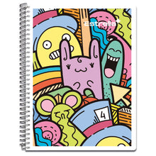 Cuaderno Forma Francesa con Espiral 100 Hojas Cuadro Chico | estrella 186