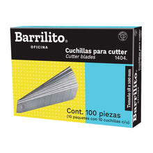Cuchillas Grandes para Cutter C/10 | Barrilito 1404
