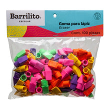 Goma de Capuchon (para lápiz) c/100 | Barrilito GO100