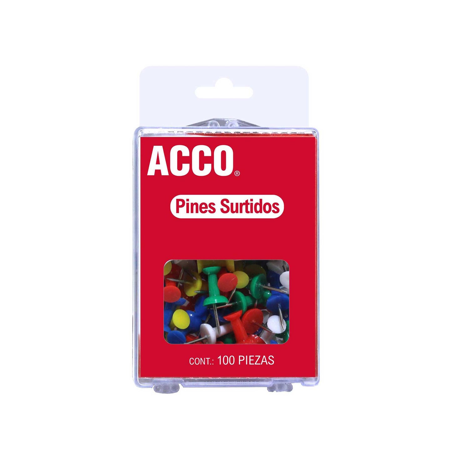 Pin Surtido Esctuche C/100 | ACCO P1167